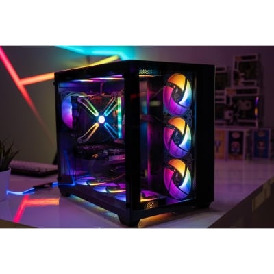 Gaming PC Megaview - Ryzen 4500 / RX6600 / 16GB / NVMe 1TB