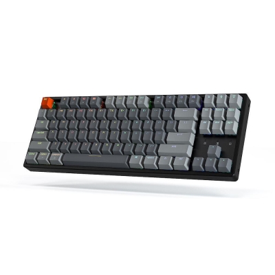 Keychron K8, Aluminum, Hot-Swappable, TKL Gateron Optical Blue Switch, RGB LED ABS