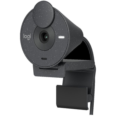 LOGITECH Brio 300, Full-HD, USB-C, Black