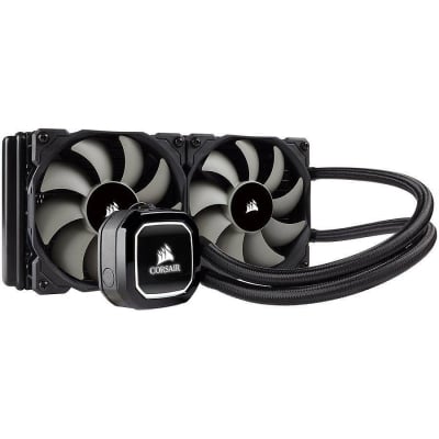 Охлаждане Corsair Hydro Series, H100x - 240mm Radiator, Dual 120mm PWM Fans, Liquid CPU Cooler