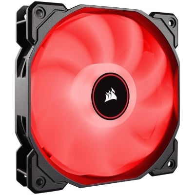 Охлаждане Corsair AF140 LED Low Noise Cooling Fan, Single Pack - Red