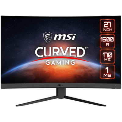 MSI G27C4 E2 - 27 inch 1920x1080 170Hz, 16:9, VA Anti-glare, 1500R, 1ms