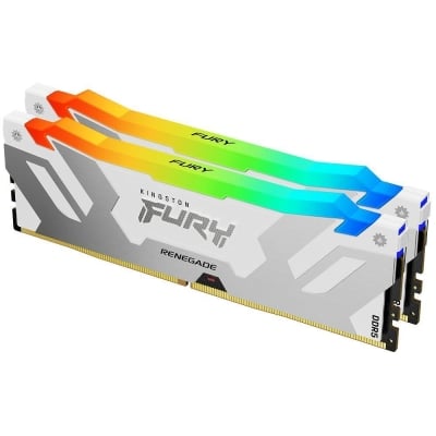Памет Kingston Fury Renegade White RGB 32GB (2x16GB) DDR5 8000MHz CL38