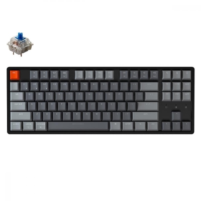 Keychron K8 Aluminum TKL Gateron Blue Switch RGB LED Gateron Blue Switch ABS