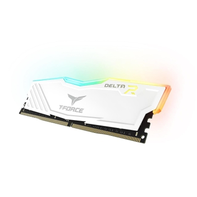 Памет Team Group T-Force Delta RGB White 16GB (2x8GB) DDR4 3200MHz CL16-18-18-38 1.35V