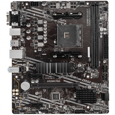 Дънна платка MSI A520M PRO