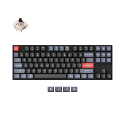 Keychron K8 Pro QMK/VIA TKL Gateron G Pro(Hot Swappable) Brown Switch RGB Backlight Plastic Frame
