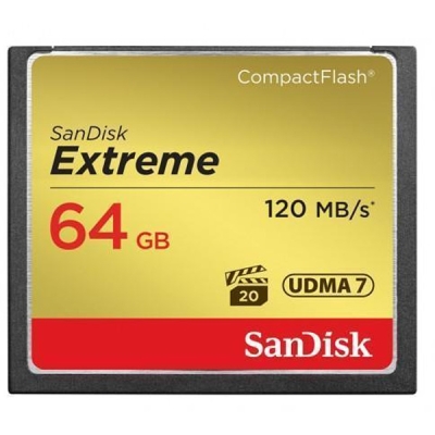 SANDISK Extreme® CompactFlash® Memory Card 64Gb