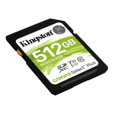Kingston Canvas Select Plus SD 512GB, Class 10 UHS-I