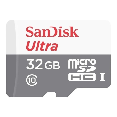 SANDISK Ultra microSDHC UHS-I, 32GB, Class 10, 80Mb/s, adapter