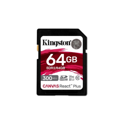 Kingston Canvas React SDXC 64GB, UHS-II