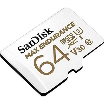 SANDISK High Endurance, micro SDHC UHS-I, A1, 64GB, Class 10, SD Adapter