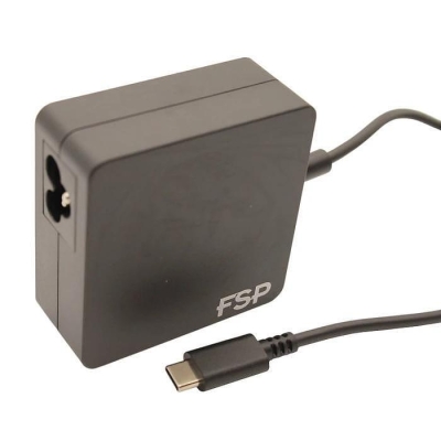 Universal charger FSP NB 65W, USB Type-C, Black