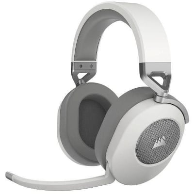 Corsair HS65 WIRELESS Gaming Headset, White