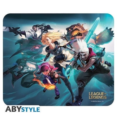 ABYSTYLE LEAGUE OF LEGENDS - Team, Flexible, Multicolored gaming mousepad