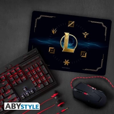 ABYSTYLE LEAGUE OF LEGENDS - Hextech logo, Multicolored gaming mousepad