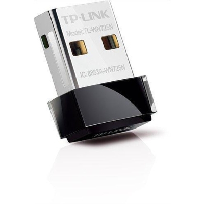 TP LINK TL-WN725N, USB, Realtek, 2.4Ghz, 802.11n/g/b nano adapter