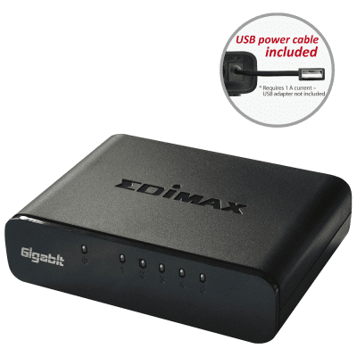 EDIMAX ES-5500G V3, 5 ports switch, Gigabit