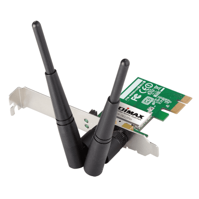 EDIMAX EW-7612PIN, Realtek, 2.4Ghz, 802.11n/g/b wireless PCIe adapter