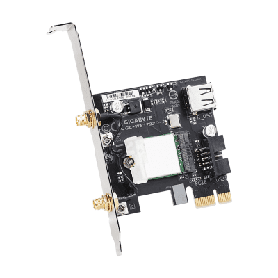 Gigabyte GC-WB1733D-I, 2x2 802.11ac 160MHz, Bluetooth 5.0, wireless PCIe adapter