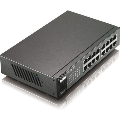 ZYXEL GS1100-16, 16 ports switch, Gigabit, rack mount