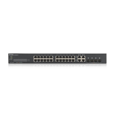 ZYXEL GS1920-24V2, 24 ports switch, Gigabit Smart-Managed, Fanless, rack mount