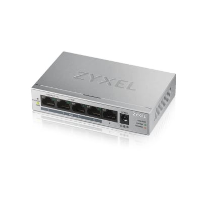 ZyXEL GS1005-HP, 5-ports switch, gigabit, not managed, PoE+, 60W