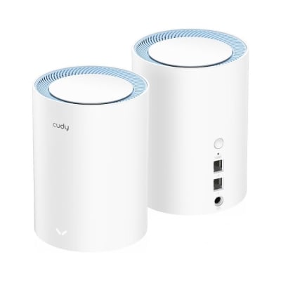 Cudy M1200 2, AC1200 Dual Band, 2.4/5 GHz, 300 -  867 Mbps, 2 pack, wireless mesh system