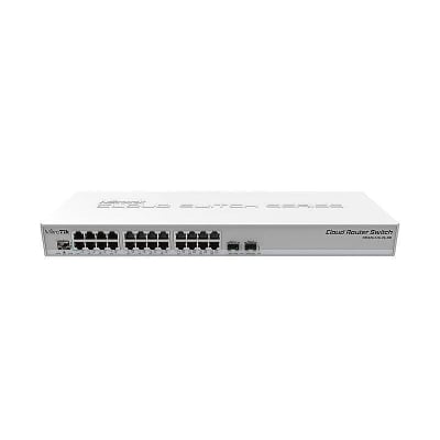 MikroTik CRS326-24S+2Q+RM, 24 x Gigabit Ethernet ports, 2 x SFP switch