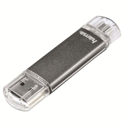 USB drive HAMA Type USB-C Laeta, 16GB, USB 3.1 Type-C, Silver