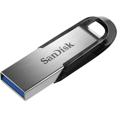 USB drive SanDisk Ultra Flair, USB 3.0, 128GB, Silver
