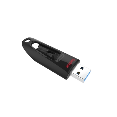 USB drive SanDisk Ultra USB 3.0, 256GB, 100 Mb/s, Black