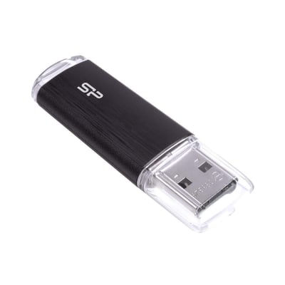 USB drive SILICON POWER Ultima U02, 8GB, USB 2.0 Black