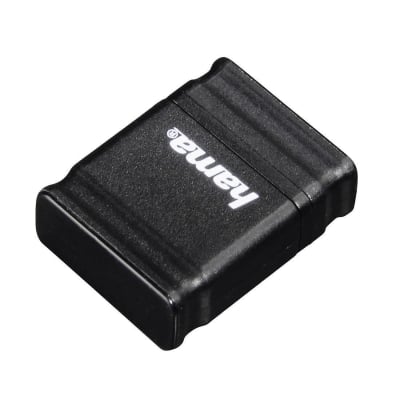 USB drive HAMA Smartly, 64GB, USB 2.0, 10 MB/s, Black