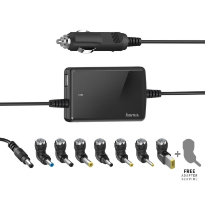 HAMA universal charger, car, input 12-15 V, output 15-19 V/70W