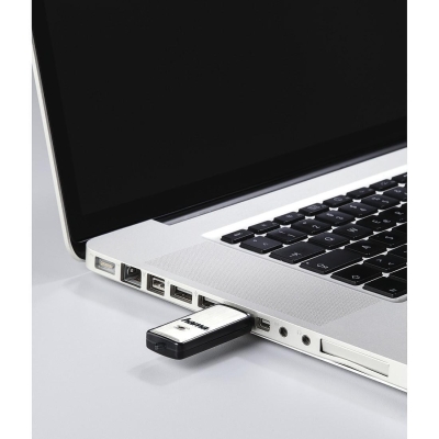 USB drive HAMA Fancy, 64GB, Black/Silver