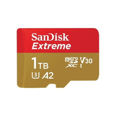 SANDISK Extreme microSDXC, 1TB, Class 10 U3, V30 160 MB/s