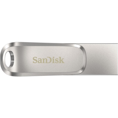 USB drive SanDisk Ultra Dual Drive Luxe, 512GB, USB 3.1 Gen 1, USB-C, Silver