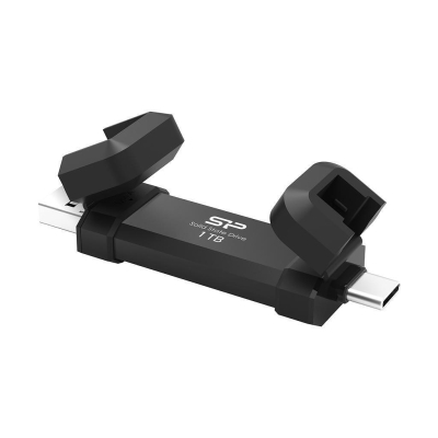 USB drive Power DS72 Black, 1TB, USB-A и USB-C 3.2 Gen2