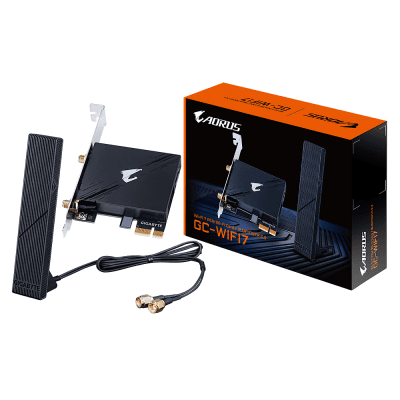 GIGABYTE AORUS WIFI 7 5800Mbps, Bluetooth 5.3
