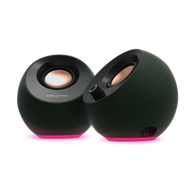 Creative PEBBLE PRO, 2.0, RGB, Black