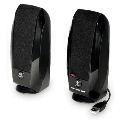 Logitech S150, 2.0, 1.2W, USB, Black