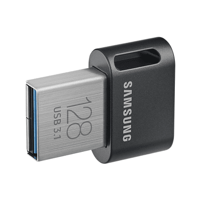 USB drive Samsung FIT Plus, 128GB, USB-A, Black