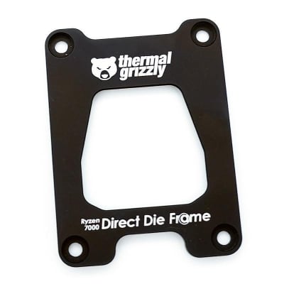 Thermal Grizzly Ryzen 7000 Direct Die Frame, Aluminium, Black
