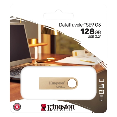 USB drive KINGSTON DataTraveler SE9 G3, 128GB, USB 3.2 Gen 1
