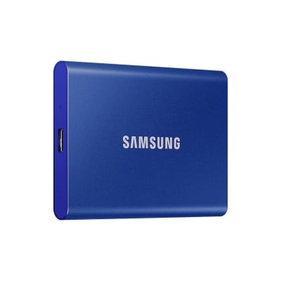 Samsung T7 Indigo Blue 2000GB USB-C SSD, Blue