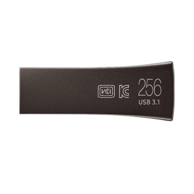 USB drive Samsung BAR Plus, 256GB, USB-A, Titanium Gray