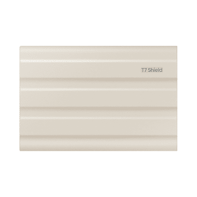 Samsung T7 Shield 1TB USB-C SSD, Beige