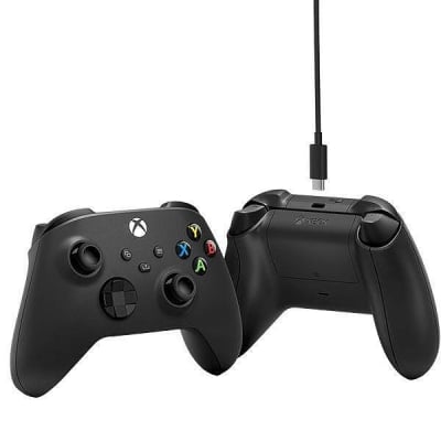 Microsoft Xbox Controller + Type-C cable, Black