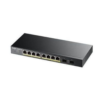 ZYXEL GS1900-10HP, 8 ports switch, managed, Gigabit